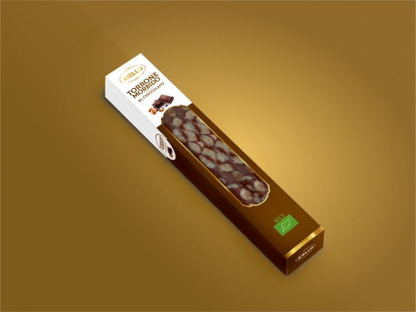 Torrone morbido al cioccolato