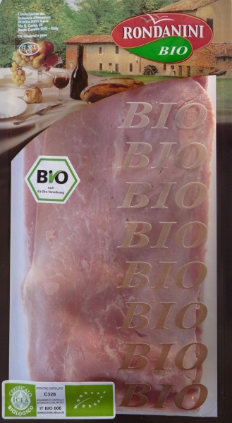 Bio-Schweineschinken, gekocht
