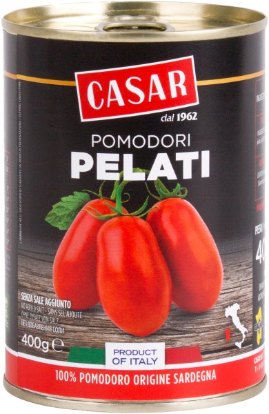 Geschälte Tomaten, Sardinien